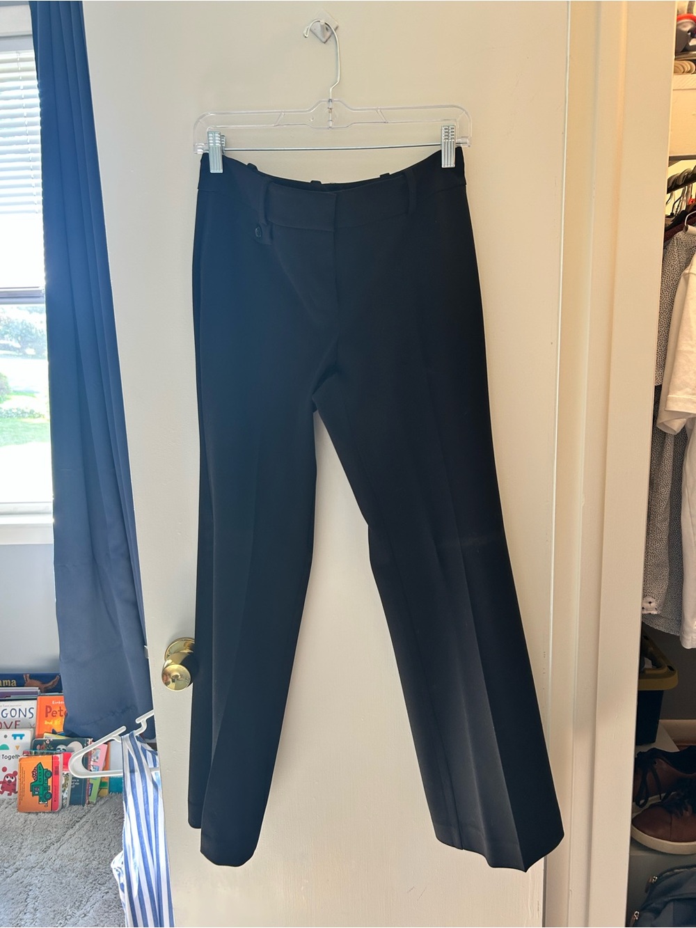 Ann Taylor Men's Black Dress Slacks - Tailored Straight Leg